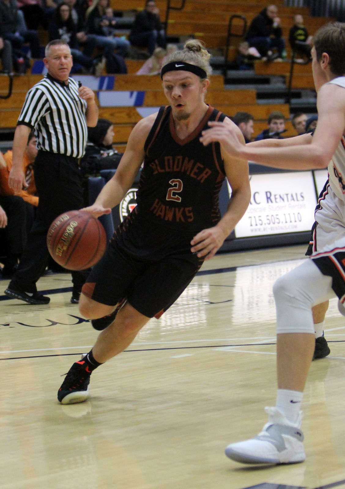 Bloomer boys basketball vs Stanley-Boyd at UW-Stout 12-1-18